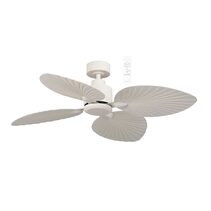 Kingston 50" DC Smart Ceiling Fan With WIFI Remote Control Matt White - MKDC124W