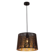 Penshade Laser Cut With Tree Pattern Pendant Black - PENSHADE15