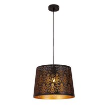 Penshade Laser Cut With Fleur Pattern Pendant Black - PENSHADE5