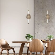 Wand 5W LED Spinning Top Pendant Light Coffee / Tri-Colour - WAND2