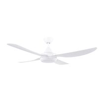 Vector 52" DC Ceiling Fan With 18W Dimmable LED Light Pure White / Tri-Colour - 22695/05