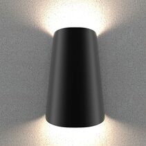 Exterior 11W LED Surface Mounted Up & Down Wall Light Dark Grey / Tri-Colour - BESTRI1