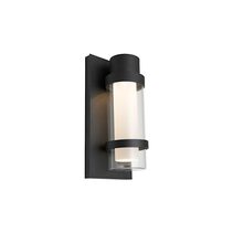 Cortez 10W LED Outdoor Wall Light Black / Warm White - CORT1EBLK