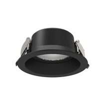 Round 7W Dimmable LED Downlight Black / Tri-Colour - DL108-BKTC7S03