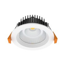 Round 12W COB Dimmable LED Downlight White / Tri-Colour - DL1757-WHTC12C02