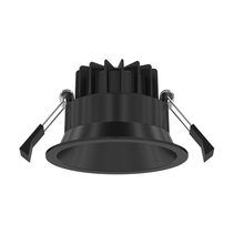 Round 10W Dimmable LED Downlight Black / Tri-Colour - DL9454-BKTC10C03