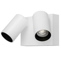 Capri 2 x 9W LED Double Spotlight White / Tri-Colour - MLXC3452W