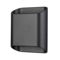 Kiora 10W Exterior Up & Down Wall Light Matt Black - MLXK34510M
