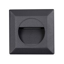 Quattro 3W LED Recessed Wall Light Matt Black / Tri-Colour - MLXQ3453M