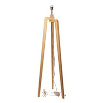 Lund Scandi Timber Tripod Lamp Base Only Natural - OL93524BASE