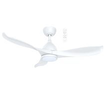 Scorpion 42" DC Smart Ceiling Fan With WIFI Remote Control + LED Light Matt White - MSDC1033W