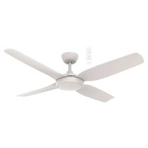 Viper 52" 4 Blade DC Smart Ceiling Fan With WIFI Remote Control + LED Light Matt White - MVDC1343W