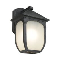 Tristan Small Outdoor Wall Light Greystone - TRIS1ESMGS