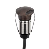 Emit-25 1W 24V DC 36° LED 2-Way Decklight Antique Brass / RGBW - 10074