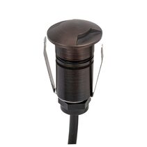 Emit-25 1W 12V / 24V DC 36° LED 2-Way Decklight Antique Brass / Tri-Colour - 10034