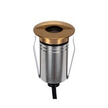 Emit-55 2.5W 24V DC 36° LED Eyelid Decklight Brushed Brass / RGBW - 10149