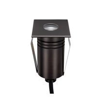 Emit-55 2.5W 12V / 24V DC 36° LED Square Open Decklight Antique Brass / Tri-Colour - 10118