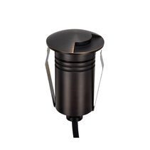 Emit-55 2.5W 12V / 24V DC 36° LED 1-Way Decklight Antique Brass / Tri-Colour - 10120