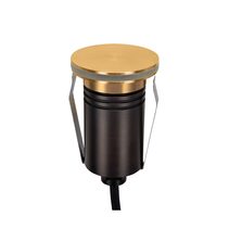 Emit-55 2.5W 12V / 24V DC 36° LED Halo Decklight Brushed Brass / Tri-Colour - 10114