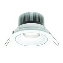 Illumina 12W LED Dimmable Gimbal Downlight White / Tri-Colour - 22269/05