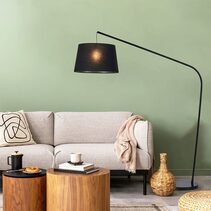 Layla Floor Lamp Black - LL-27-0289BK