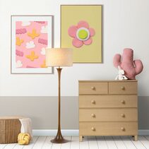 Soraya Floor Lamp Walnut - LL-27-0311WN