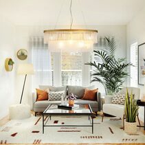 Greer 5 Light Chandelier Gold - LL002CH118