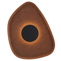 Raxa 5W LED Wall Light Brown / Warm White - RAXA WB-BRWBK