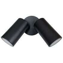 Bondi 2 x 4W LED Double Adjustable Spot Light Black / Tri-Colour - SE7124TC/BK