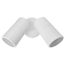 Bondi 2 x 4W LED Double Adjustable Spot Light White / Tri-Colour - SE7124TC/WH