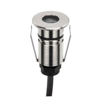 Emit-25 1W 12V / 24V DC 36° LED Round Open Decklight 316 Stainless Steel / Tri-Colour - 10010