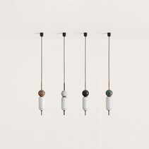 Anet 5W LED Pendant Light Aged Gold / Green - ARO.C1206/ORO