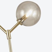 Atom 5W LED Table Lamp Matt Brass / Clear - ARO.S1214/ORO/CLR