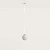 Ball 5W LED Pendant Matt Brass