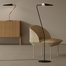 Bion 5W LED Floor Lamp Matt Black - ARO.P1306/NEG-NEG