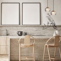 Caramelle 5W LED Pendant Ellipse Glass With Segments Amber / Tri-Colour - CARAMELLE2