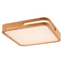 Lyric 36W LED Dimmable Oyster Teak / Tri-Colour - LYRIC OY50-WD3C