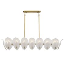 Monte 16 Light Rectangular Pendant Brass - MONTE PE16-BRS
