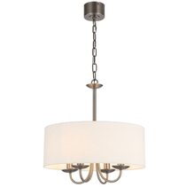Shiron 4 Light Pendant Nickel - SHIRON PE4-NKIV