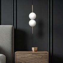 Tarnie 2 Light LED Pendant Nickel / Warm White