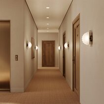 Gina LED Wall Light Aged Gold - ARO.A1334/ORO