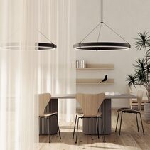 Elli LED Large Pendant Matt Black - ARO.C1311/L/NEG