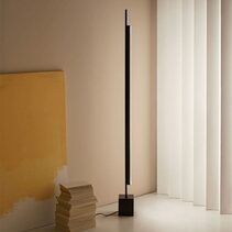 Coln 21W LED Floor Lamp Matt Black - ARO.P1267
