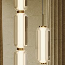 Elma 3 Light LED Pendant Matt Brass - ARO.C1312/L/ORO