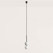 Dalt LED Light Pendant Matt Black / White - ARO.C1280/BCO