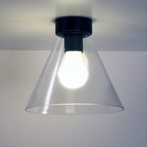 Heath Clear Glass DIY Black - OL2264BK