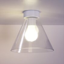 Heath Clear Glass DIY White - OL2264WH