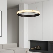 Alabaster 675 LED Pendant Black