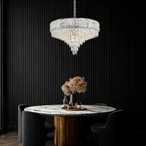 Charlotte 630 Crystal Chandelier Chrome