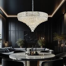 Charlotte 800 Crystal Chandelier Chrome